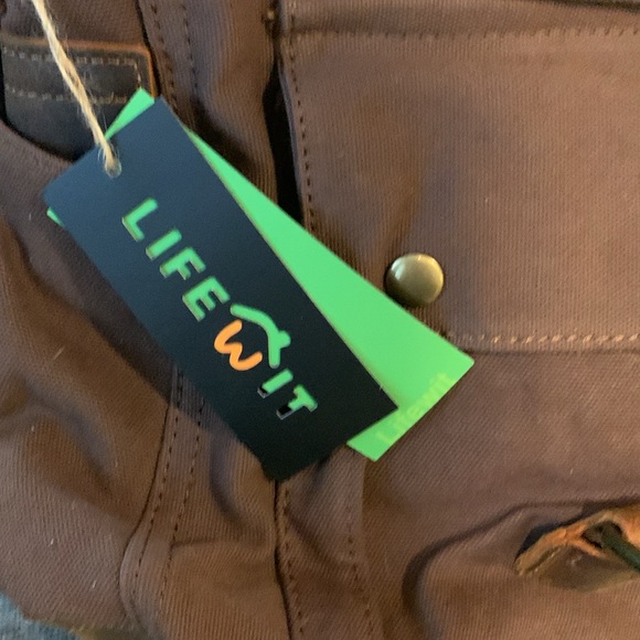 Canvas and leather messenger bag - Picture 12 of 12